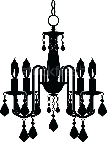 452x600 Chandelier Clip Art Free Vector Chandelier Luster Vintage Art