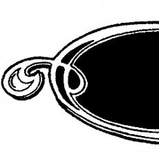 230x220 Beautiful Vintage Silhouette Frame Image!