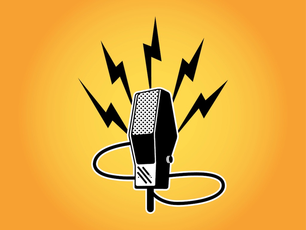 1024x769 Retro Microphone Vector Art Amp Graphics