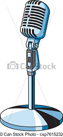217x470 Vintage Microphone Stand Clip Art Clipart Panda