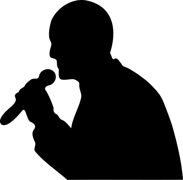 600x590 Man With A Microphone Free Vector In Open Office Drawing Svg
