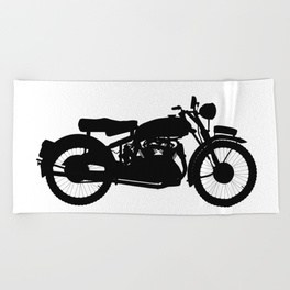 264x264 Motorbike Beach Towels Society6