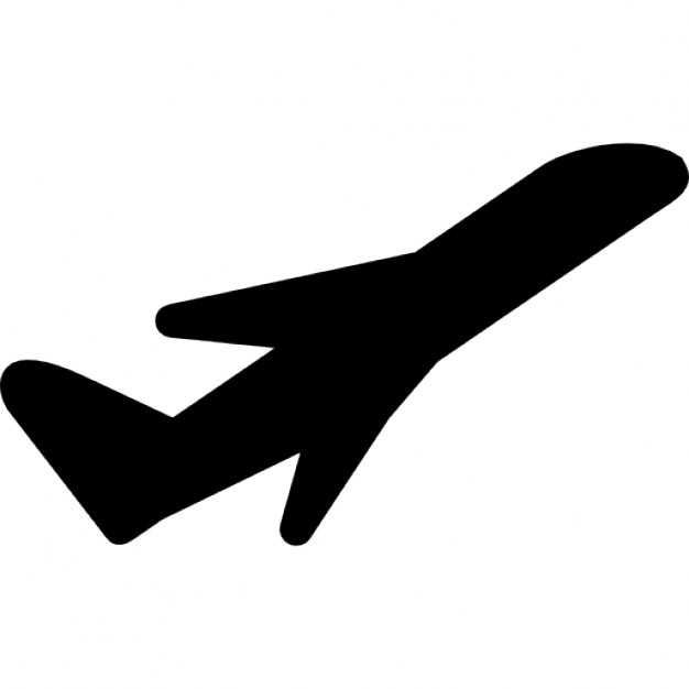 626x626 Airplane Black Silhouette, Take Off, Ios 7 Interface Symbol Icons