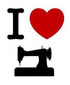 236x287 Public Domain! Vintage Sewing Machine Clipart Stencils