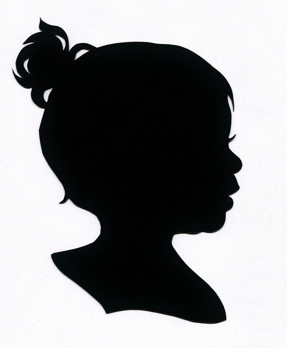 570x689 Silhouette Portrait Package Add On Digital Image. Via Etsy