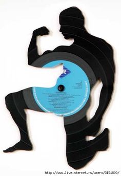 236x344 Vinyl Record Hair Girl Wall Art By Blackberryhilldesign On Etsy