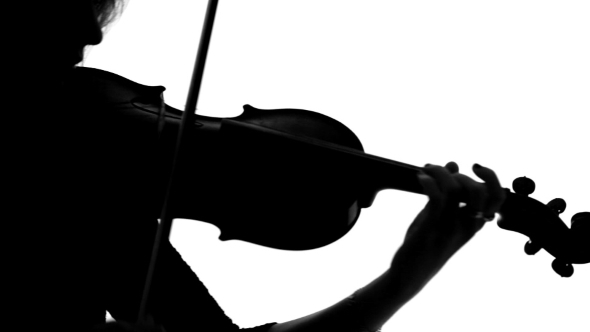 590x332 Silhouette Of Violinist Playing On Her By Lovevision Videohive