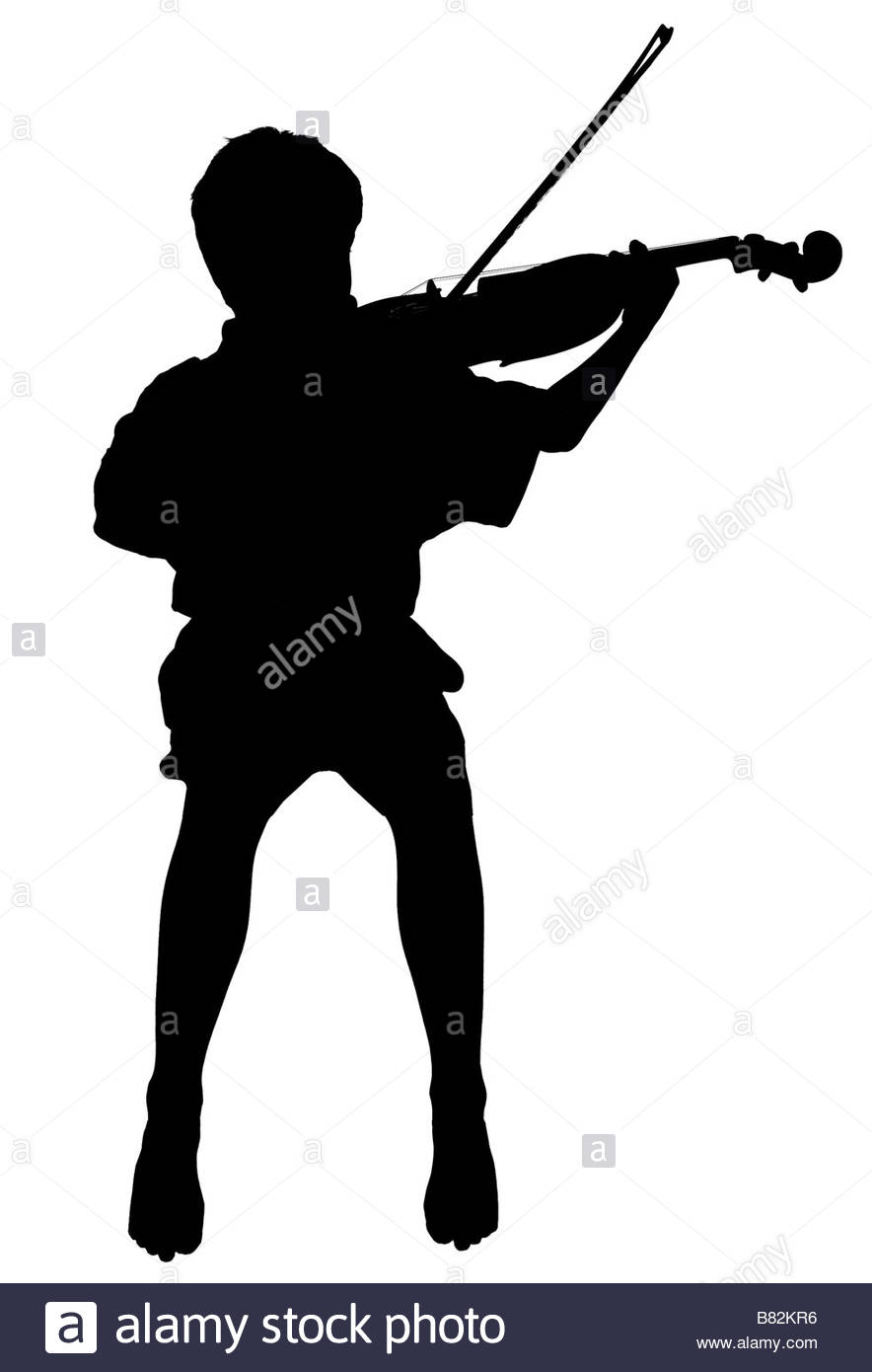 884x1390 Silhouette Of Boy Playing The Violin Stock Photo 22187066