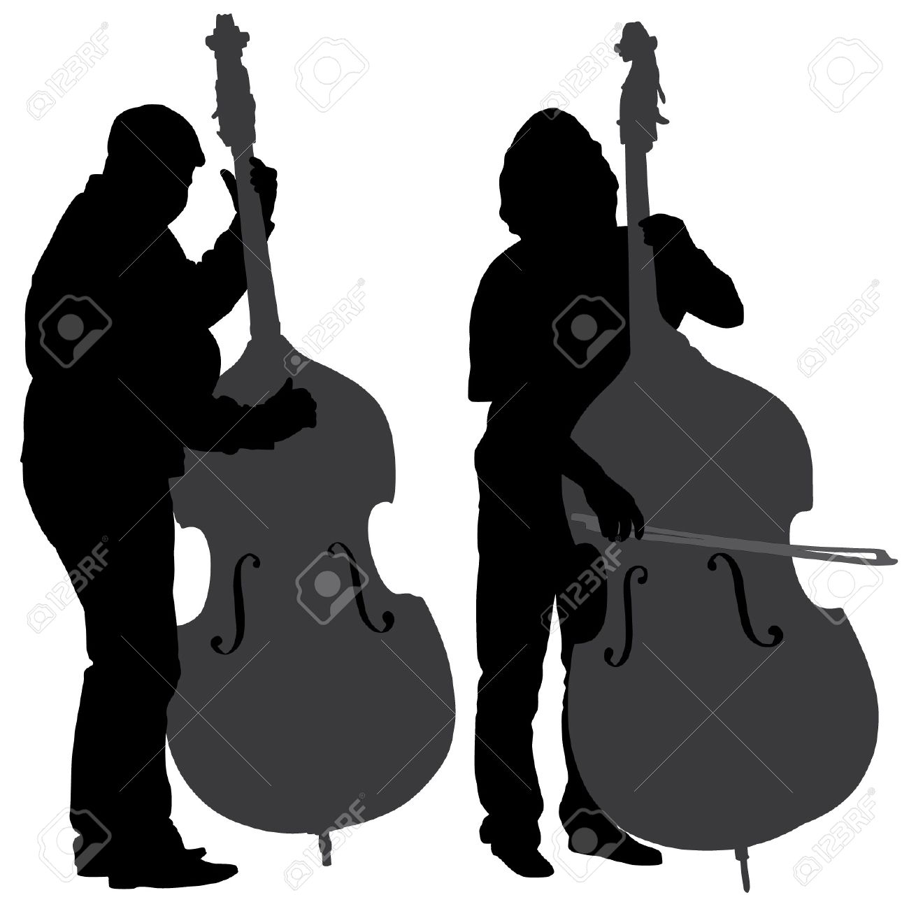 1300x1300 Bass Silhouette Clipart
