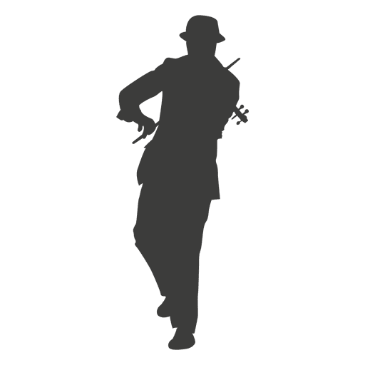 512x512 Violinist Silhouette 2