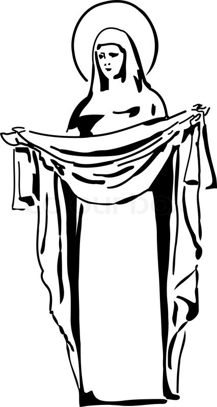 426x800 Maria Statue Clipart