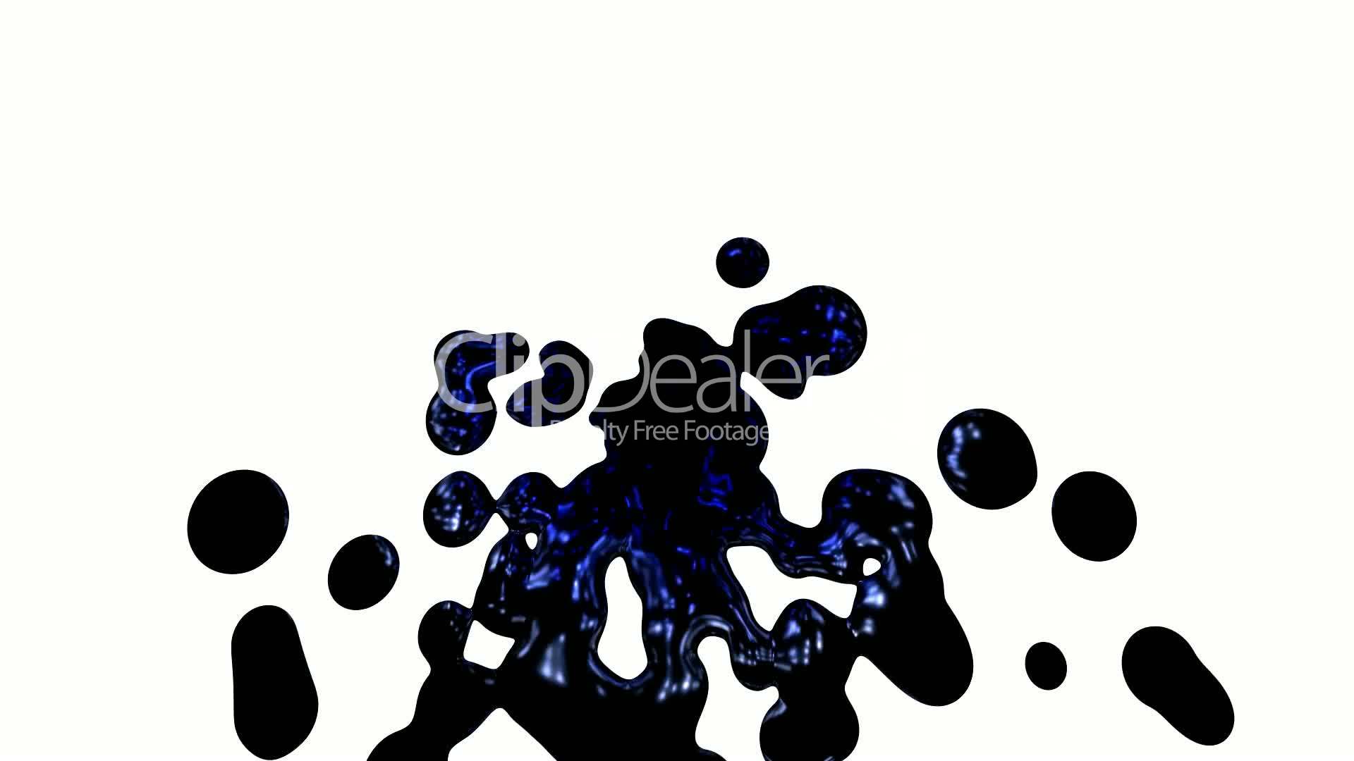 1920x1080 Black Thick Liquid Flowing,like As Oil Drop.burst,eruption,lava