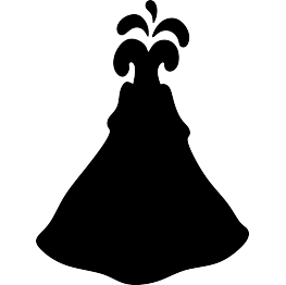 263x262 Free Svg Pdf Png Jpg Eps Volcano Silhouette What's My Color