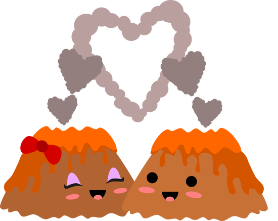 550x437 Kawaii Volcano Love Svg Files And Cricut Explore