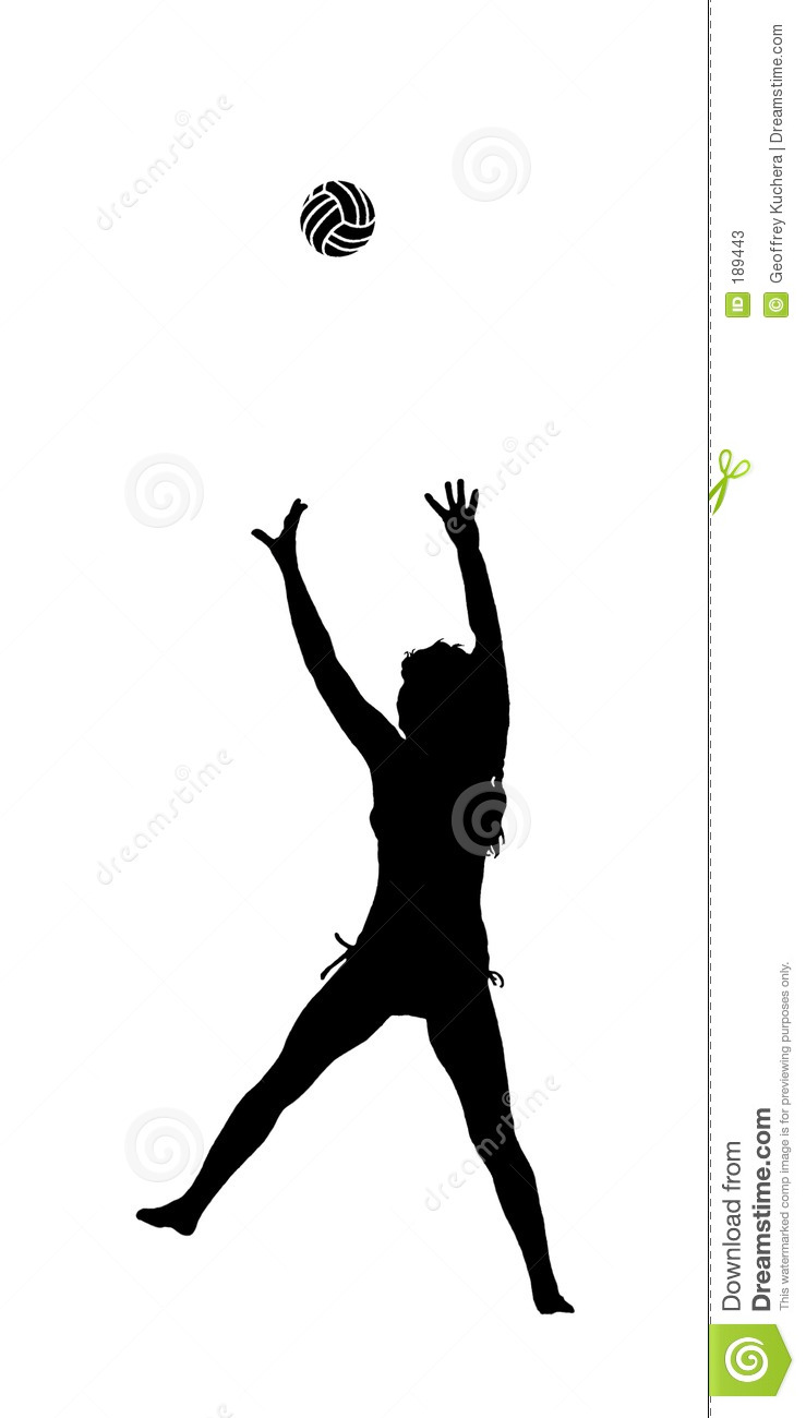 739x1300 Volleyball Hitter Silhouette