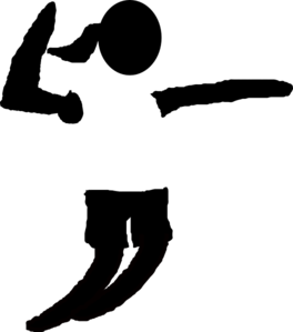 264x299 Volleyball Player Spike Silhouette Clipart Panda