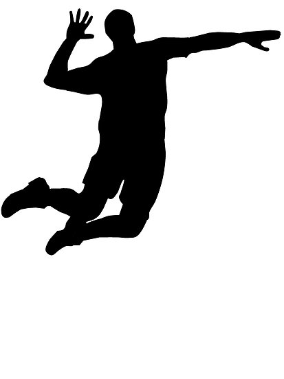 Volleyball Setter Silhouette at GetDrawings | Free download