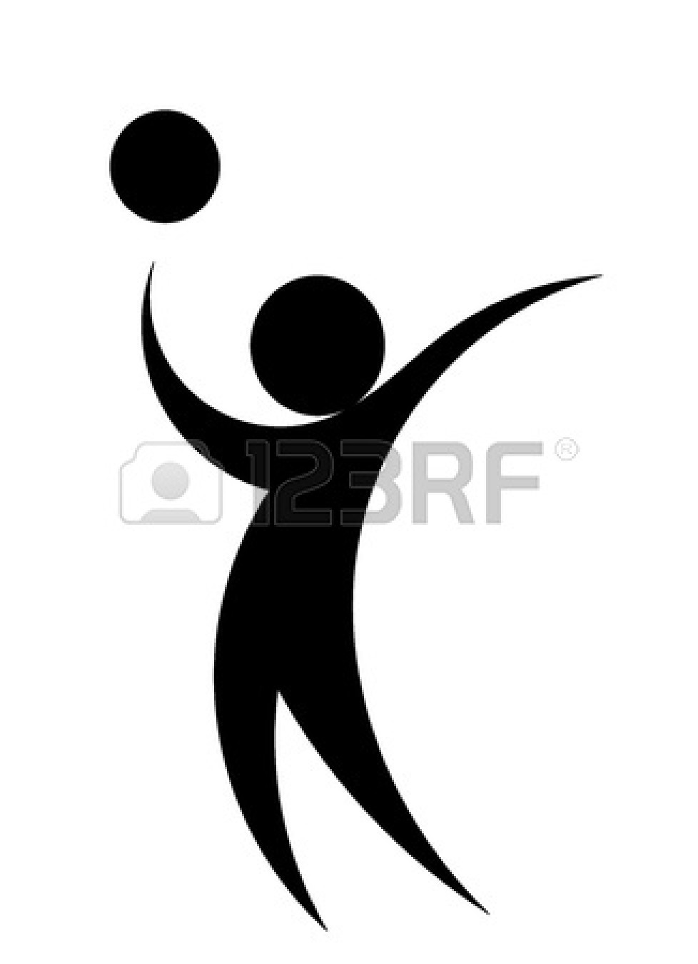 978x1350 Volleyball Player Spike Silhouette Clipart Panda