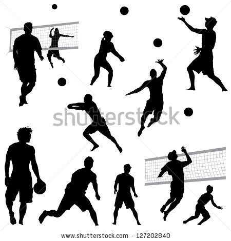 450x470 Volleyball Setter Clipart