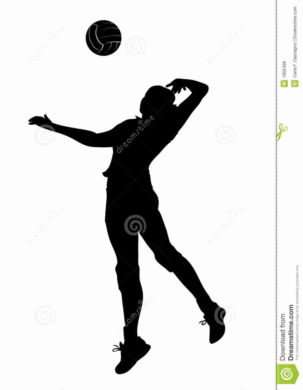1009x1300 Volleyball Player Silhouette Royalty Free Cliparts Vectors