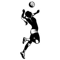 236x236 Volleyball Silhouette Graphics Silhouette Clip Art
