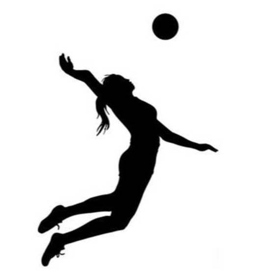 Volleyball Spike Silhouette at GetDrawings | Free download