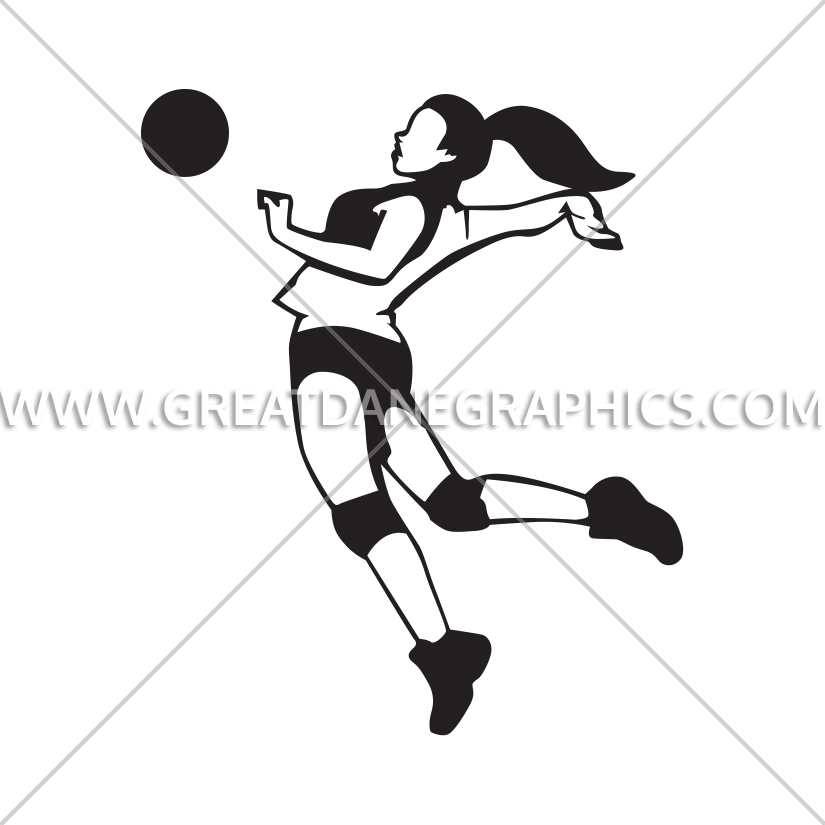 825x825 Volleyball Jump Spike Production Ready Artwork For T Shirt Printing