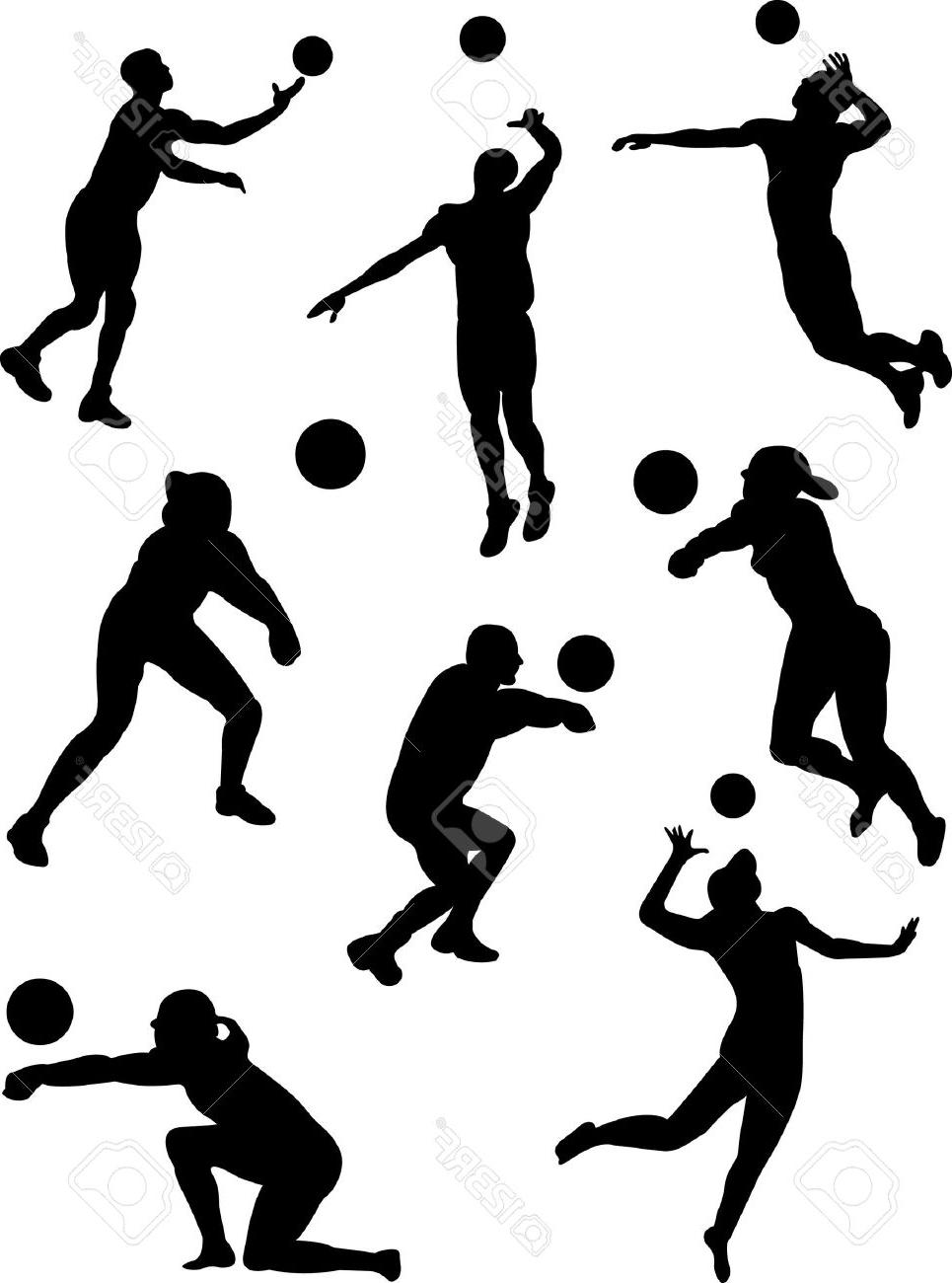 Volleyball Spike Silhouette at GetDrawings | Free download