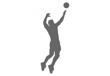 360x250 Volleyball Wall Decals