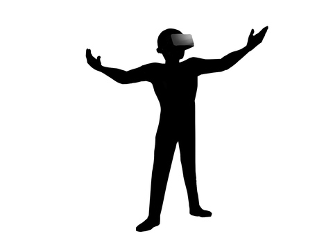 480x340 Free Silhouette Vector Vr, Glasses, Icon