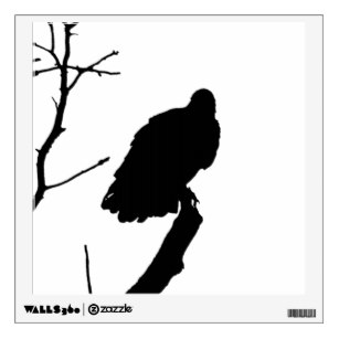 307x307 Black Bird Silhouette Wall Decals Amp Wall Stickers Zazzle