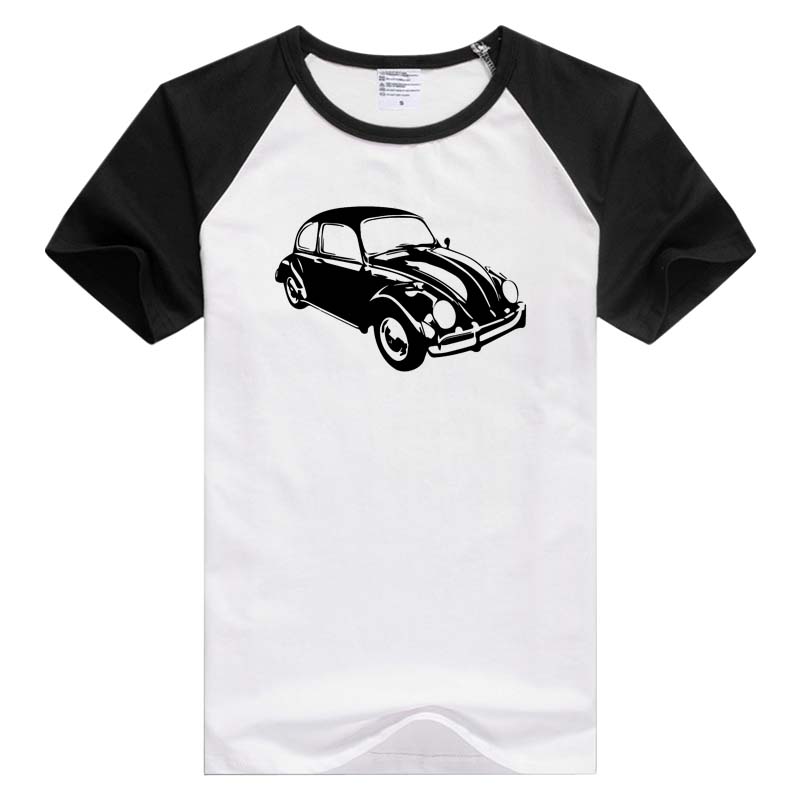 800x800 For Vw Volkswagen Beetle Silhouette Short Sleeve Casual Men T