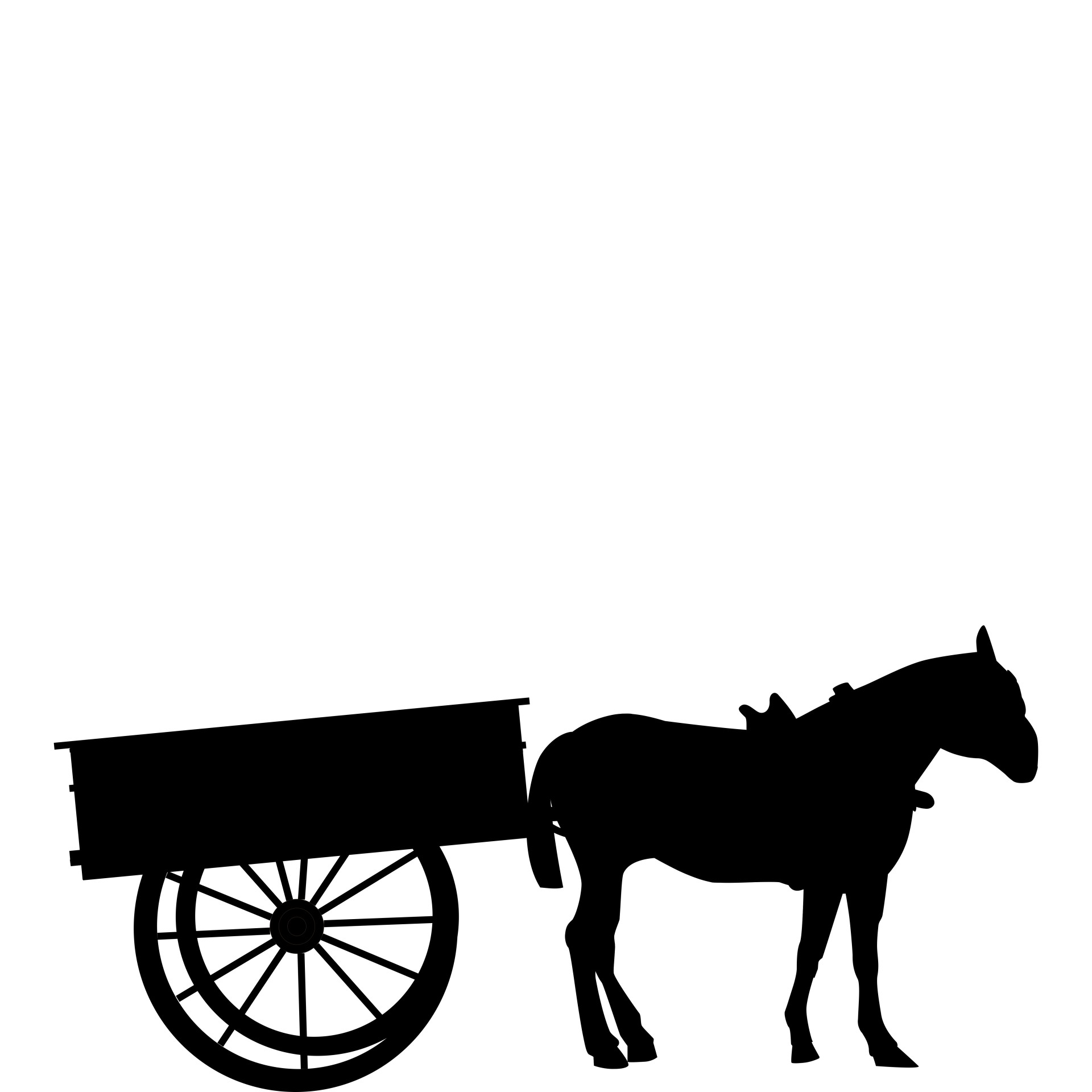 1920x1920 Horse With Cart Free Stock Photo