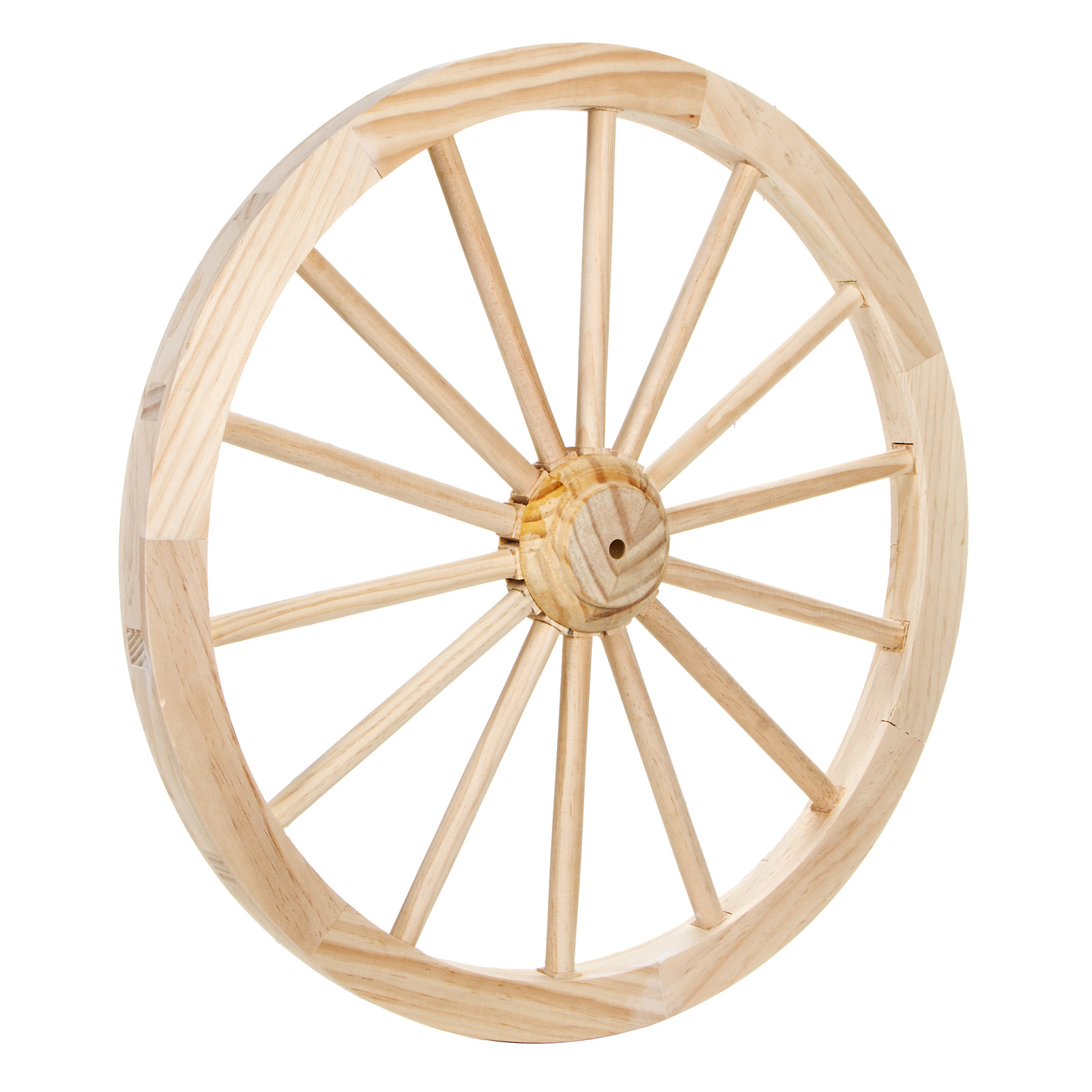 1600x1600 Unfinished Wood Decorative Wagon Wheels 23.5 Inches