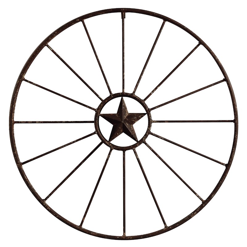 800x800 Birch Rustic Wagon Wheel Wall Decor Amp Reviews Wayfair