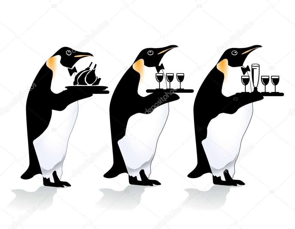 1024x796 Penguin Waiter Stock Vector Scusi0 9
