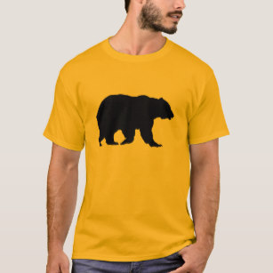 307x307 Bear Silhouette T Shirts Amp Shirt Designs Zazzle