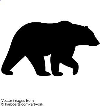 335x355 Image Result For Bear Silhouette Kids Art Bear