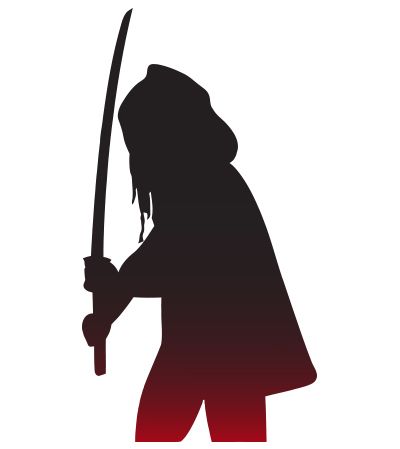 400x449 Walking Dead Silhouette