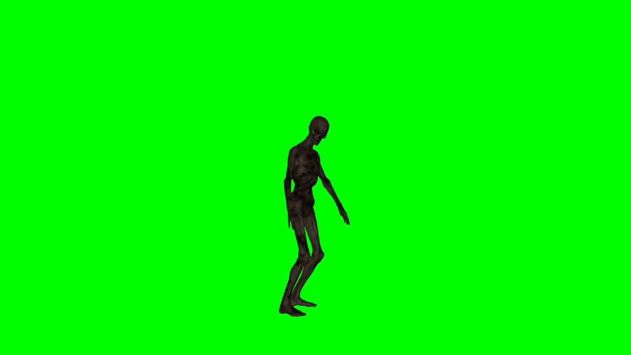 1280x720 Free Hd Green Screen Walking Dead Zombie