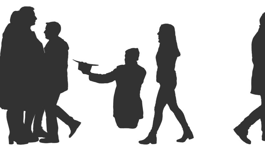 852x480 Silhouette People Walking Stock Footage Video 32652991 Shutterstock