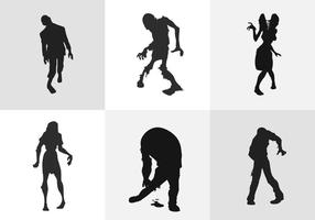 286x200 Zombie Silhouette Free Vector Art