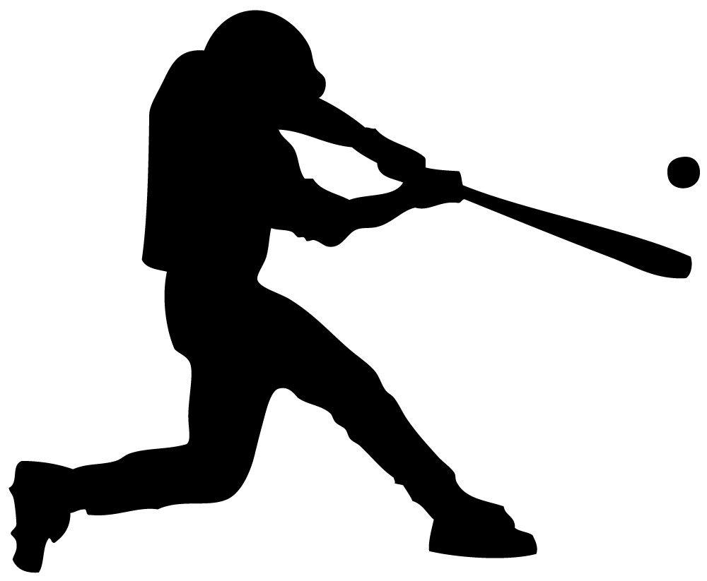 1000x823 Swinging Baseball Player Clip Art, Cricut And Scrapbook