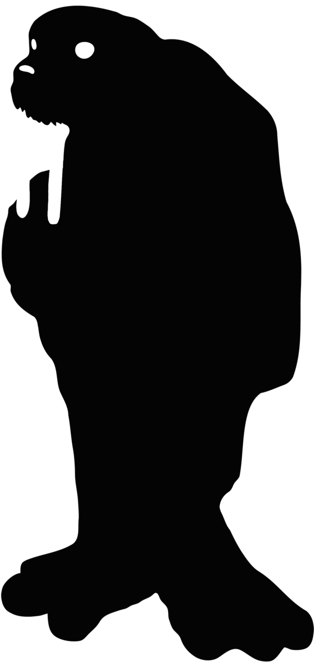 616x1298 Walrus Silhouette By Morsual