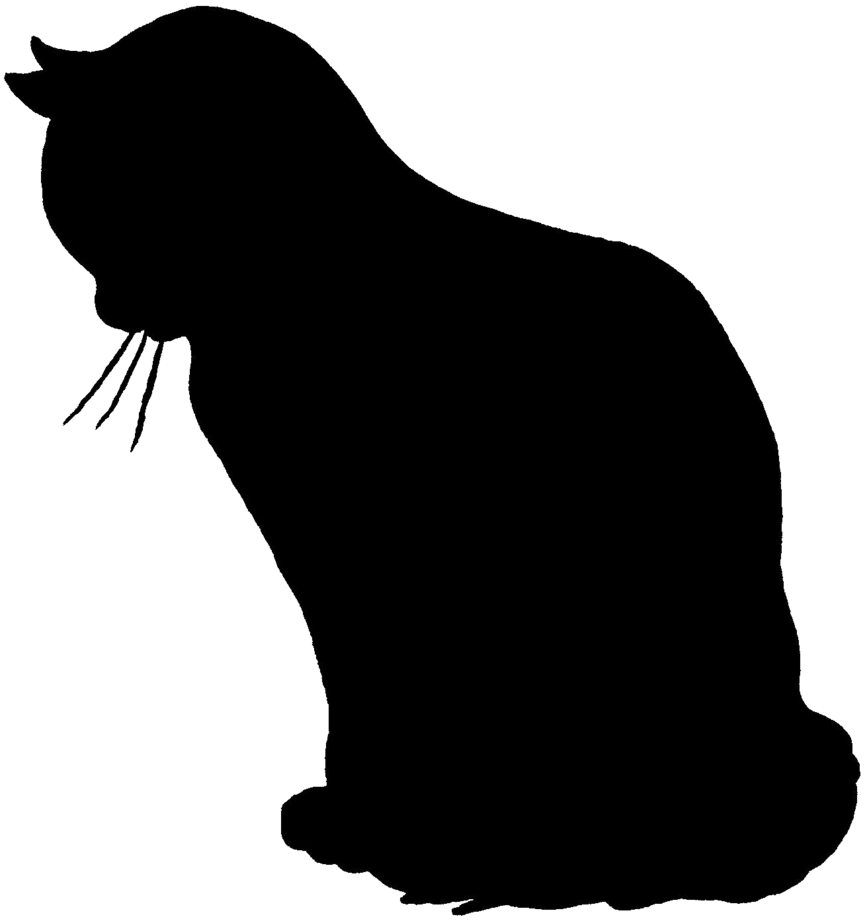 867x921 Cat Silhouette By Anitess Cricut Cat Silhouette
