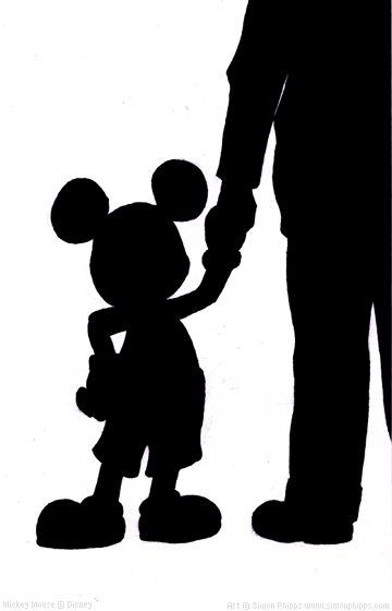 360x560 Walt Disney And Mickey Mouse Silhouette Png 82480 Tweb