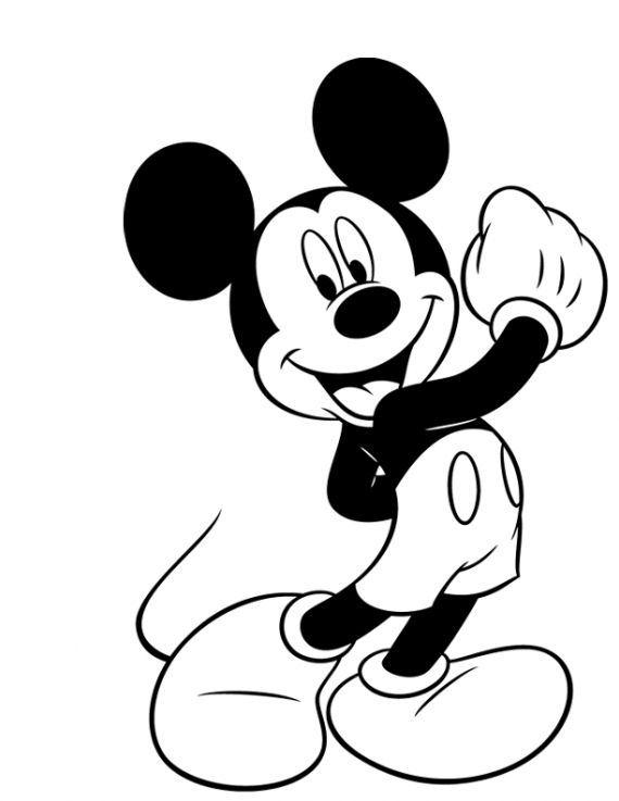 570x737 Disney Coloring Pages Crafts Disney Colors, Mickey