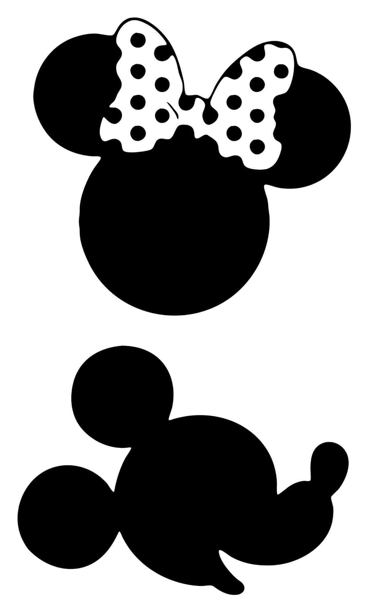 1216x2022 Mickey And Minnie Mouse Silhouette Chronicle Of Spiderwick