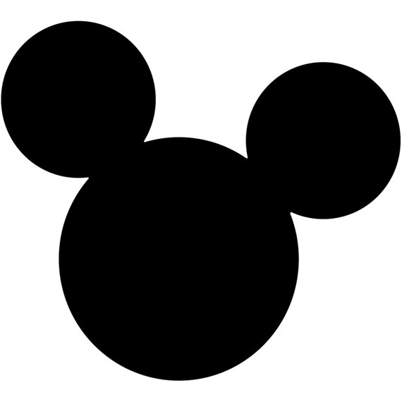 570x570 Mickey Mouse Head Silhouette Walt Disney Disneyland World