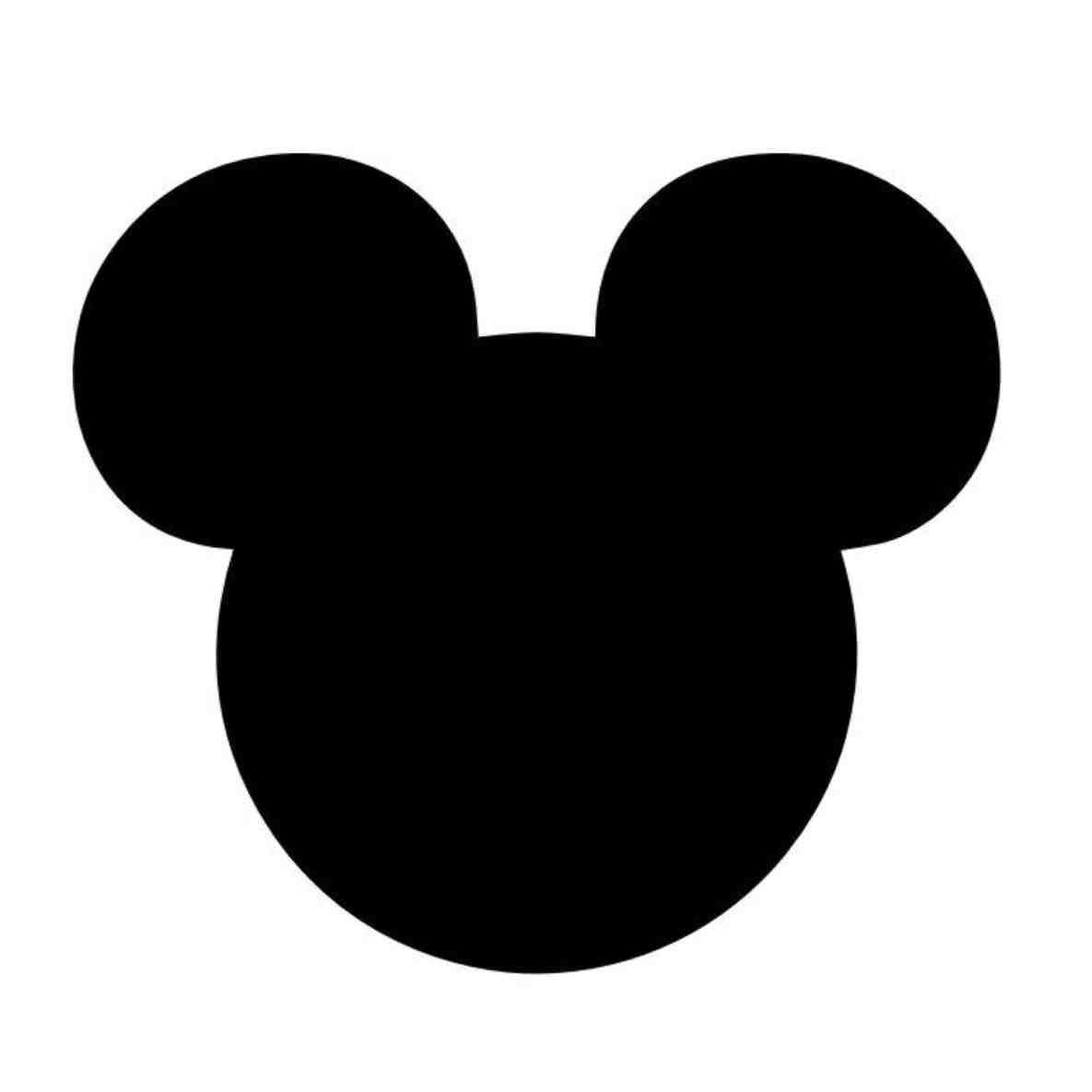 1185x1185 Mickey Mouse Silhouette Template 69 Infantry